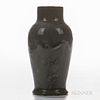 Hugh C. Robertson (1845-1908) for Dedham Pottery Experimental Glaze Vase, Dedham, Massachusetts, c. 1895, marked "Dedham Pottery," "H"