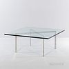 Ludwig Mies van der Rohe (German, 1886-1969) for Knoll Barcelona Table, United States, mid to late 20th century, designed 1929, square