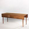 Thomas Moser Drop-leaf Dining Table, Maine. late 20th century, cherry, unmarked, ht. 30, wd. 72, dp. 26 1/4, leaves up 54 in.