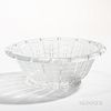 Lalique Acacia Crystal Bowl, France, c. 1936, marked "R. Lalique France" in the mold, etched "No. 3278,", ht. 3 3/8, dia. 10 1/4 in.