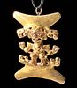 Panamanian Gran Cocle Gold Figural Pendant