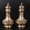 PAIR OF ENGLISH STERLING SILVER SHAKERS