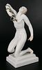 HEREND CLEOPATRA WITH SNAKE - 10" TALL