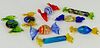 LOT OF 8 PIECES MURANO GLASS CANDY