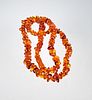 Amber Style Bead Necklace