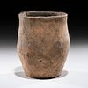 An Incised Hopewell Pottery Jar, 6-1/2 x 5-1/2 in.