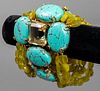 Iradj Moini Turquoise & Colored Stone Bracelet