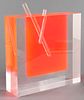 Shiro Kuramata "Flower Vase #3" Acrylic & Glass