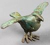Giacometti Style Bronze Bird Sculpture