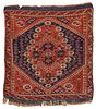 Kis Bergamo Rug, Turkey, dated, mid 19th century; 3 ft. 10 in. x 3 ft. 6 in.