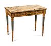 An Italian Neoclassical Painted and Parcel Gilt Console Table