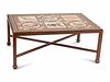 A Roman Style Mosaic Inset Low Table