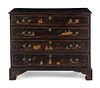 A George III Chinoiserie Decorated Chest of Drawers
