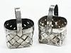 Two Cartier Sterling Baskets