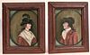Fine Pair of early Colonial Portraits