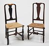 Two Period Queen Ann Side Chairs
