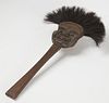 Carved Wooden Hearth Brush