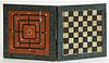 Folding Mill Game - Checkers with Backgammon