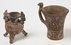 Two Pre Colombian Pottery Vessels