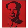 ANDY WARHOL, Mao - Red, Stamp on back "Fill in your own signature", Serigraphy without print number, 33.4 x 29.5" (85 x 75 cm)