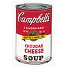 ANDY WARHOL, II. 63 : Campbell's Cheddar Cheese Soup, Stamp on back, Serigraphy without print number, 31.8 x 18.8" (81 x 48 cm)