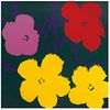ANDY WARHOL, II.65 Flowers, Stamp on back, Serigraphy without print number, 35.9 x 35.9" (91.4 x 91.4 cm), Certificate