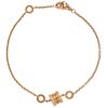 BRACELET IN 18K YELLOW GOLD FROM THE BVLGARI FIRM, BVLGARI BVLGARI COLLECTION Carabiner clasp (requires adjustment). Weight...