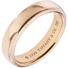 18K YELLOW GOLD RING FROM THE FIRM TIFFANY & CO. Weight: 6.2 g. Size: 6