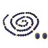 Lapis Lazuli Necklace and Earrings