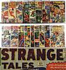 17PC Marvel Comics Strange Tales #121-#185 Group