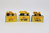 3PC Lesney Matchbox Excavator Tractor Truck Group