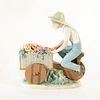Boy w/ Tricycle & Flowers 01005029 - Lladro Porcelain Figure