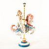 Girl On Carousel Horse 1985/2000 1001469 - Lladro Porcelain Figure