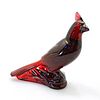 Baccarat French Crystal Male Red Bird Cardinal Figurine