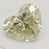 5.01 ct, Natural Fancy Light Brownish Yellow Even Color, VS1, Heart cut Diamond (GIA Graded), Unmounted, Appraised Value: $94,600 
