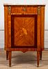 Louis XVI Style Inlaid Cabinet With Marble Top