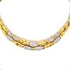 18k Gold & Diamonds Necklace "Leo Pizzo"