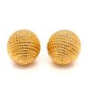 14K Gold Ball Earring