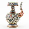 CHINESE TWO PART FLORAL MOTIF WINE EWER