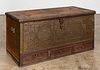 19TH C. MOROCCAN NAILHEAD WOODEN BLANKET CHEST