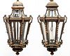 PAIR, EMPIRE STYLE LANTERN FORM CHANDELIERS