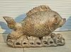 Large Chinese Bronze Fish