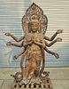 Chinese Bronze Multi-Armed Figure of Guanyin