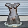 Bronze Ballerina Torso Sculpture