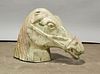 Chinese Glazed Ceramic Horse Head
