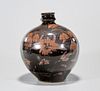 Chinese Brown Glazed Ceramic Jar