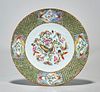 Antique Chinese Enameled Porcelain Charger