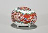 Antique Japanese Enameled Porcelain Covered Dish