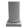 Decorative classic greek style column decorator pedestal