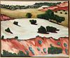 Alice Neely Large landscape painting1985